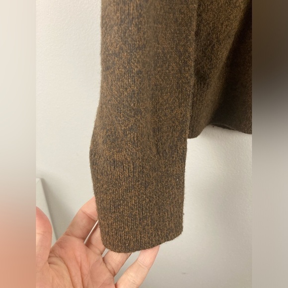 GAP Native Aztec Knit Sweater NEW Brown with Blue White Red Design XS - Picture 7 of 7